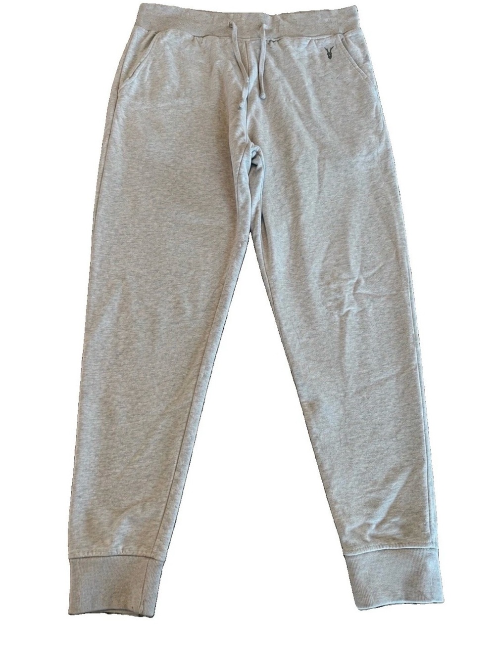 ALLSAINTS Aven Sweatpants Men’s M Gray Ramskull Logo Cotton Jogger *READ*